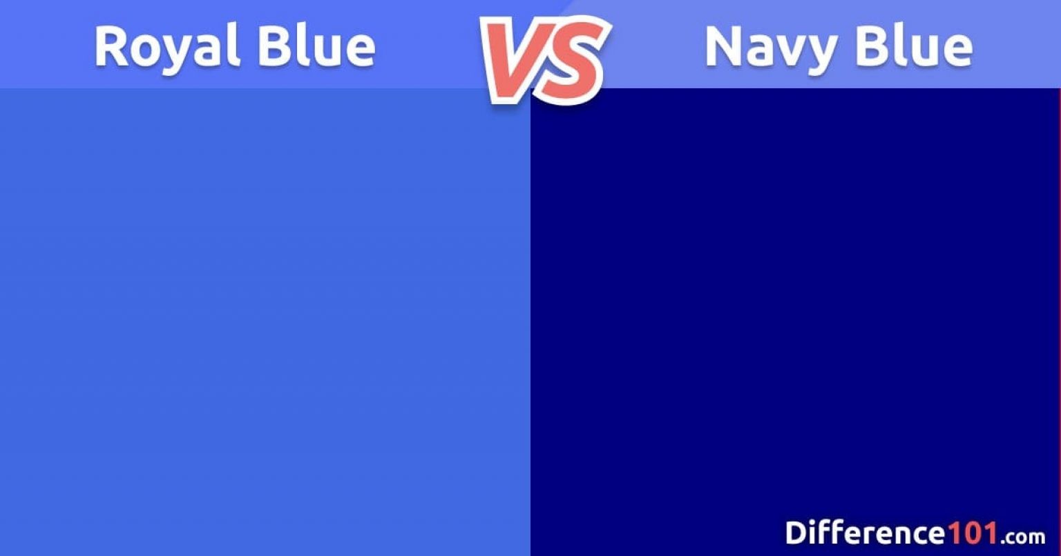 Royal blue vs navy blue differences color matching similarities