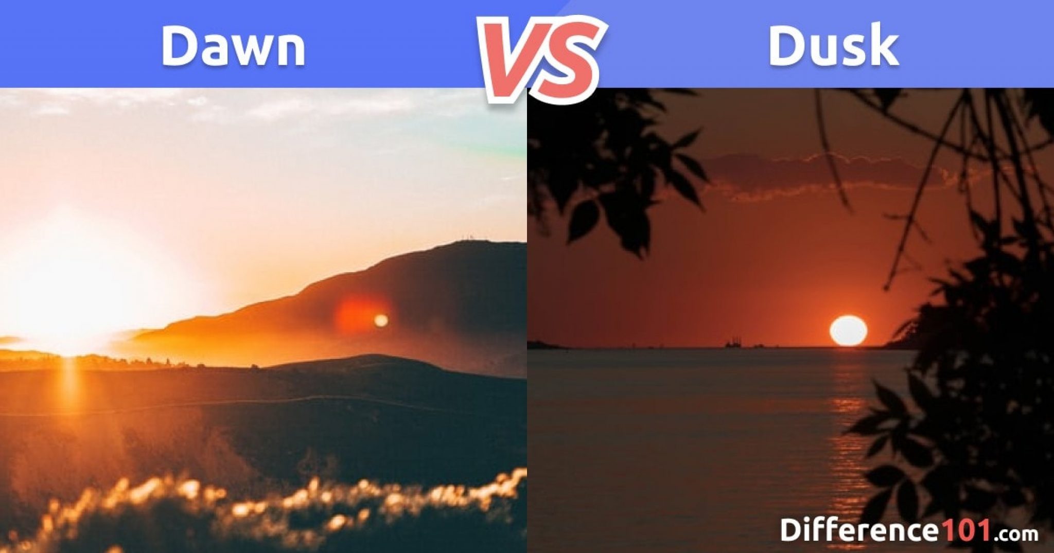 Dawn vs. Dusk: Top 6 Differences, Pros & Cons ~ Difference 101