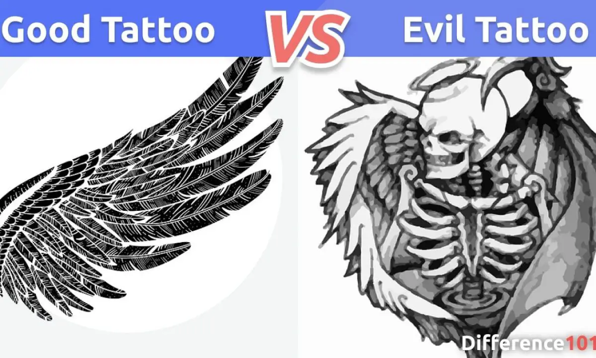 Good Vs Evil Tattoo Differences Types Pros Cons Difference 101