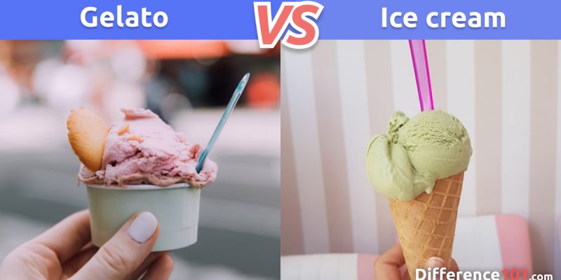 Gelato vs. Ice cream: What is the difference between Gelato and Ice cream?